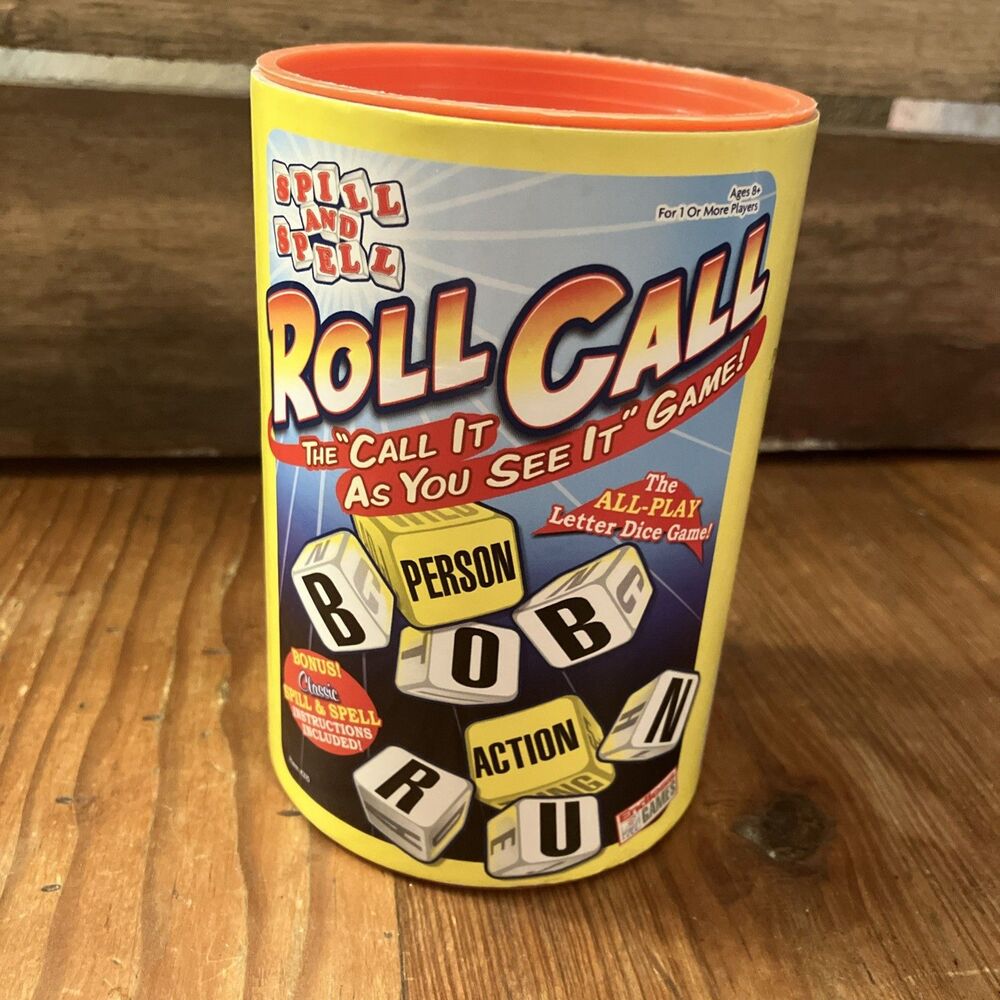 Spill And Spell Roll Call 2015 Dice Letter Game Complete